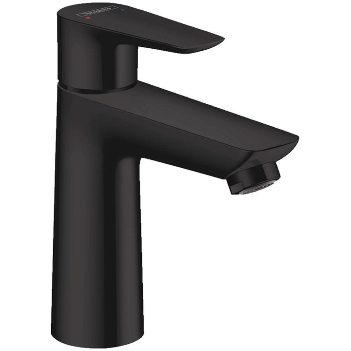 hansgrohe-talis-e-matt-black-single-lever-basin-mixer-tap-110-with-pop-up-waste-