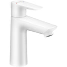 hansgrohe-talis-e-matt-white-single-lever-basin-mixer-tap-110-with-pop-up-waste-
