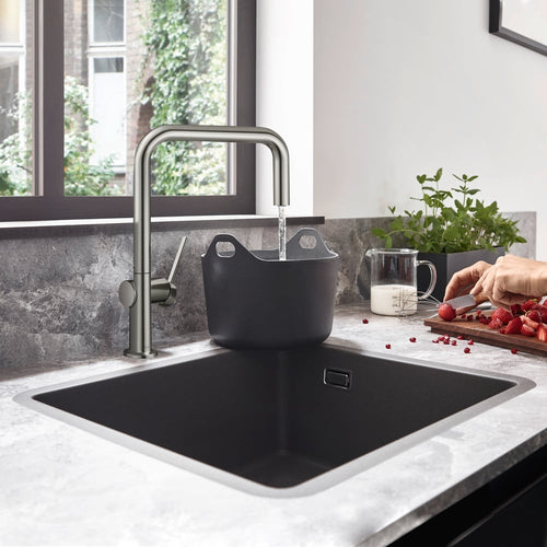 Hansgrohe S510-U450 1.0 Bowl Granite Undermounted Kitchen Sink