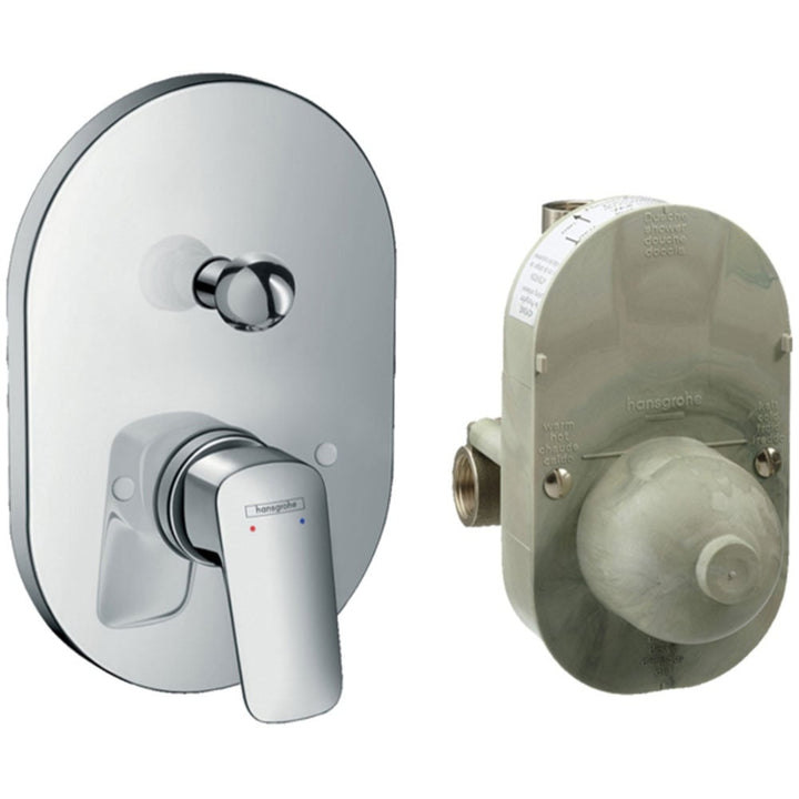 hansgrohe-logis-chrome-concealed-single-lever-manual-bath-mixer-set-