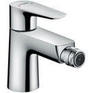 hansgrohe-talis-e-chrome-single-lever-bidet-mixer-tap-with-push-open-waste-