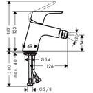 hansgrohe-focus-chrome-single-lever-bidet-mixer-tap-with-push-open-waste-