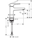 hansgrohe-metropol-chrome-single-lever-handle-basin-mixer-tap-100-