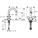 hansgrohe-logis-chrome-2-handle-basin-mixer-tap-150-without-waste-