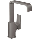 hansgrohe-metropol-brushed-black-single-mixer-tap-230-with-push-open-waste-