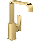 hansgrohe-metropol-polished-gold-single-mixer-tap-230-with-push-open-waste-