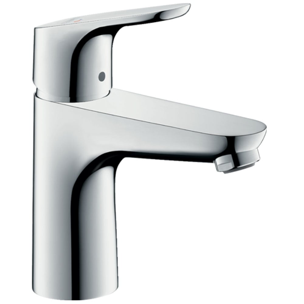 Hansgrohe Focus Chrome Single Lever Basin Mixer Tap 100 CoolStart Without Waste