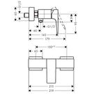 hansgrohe-metropol-matt-white-exposed-single-lever-manual-shower-mixer-