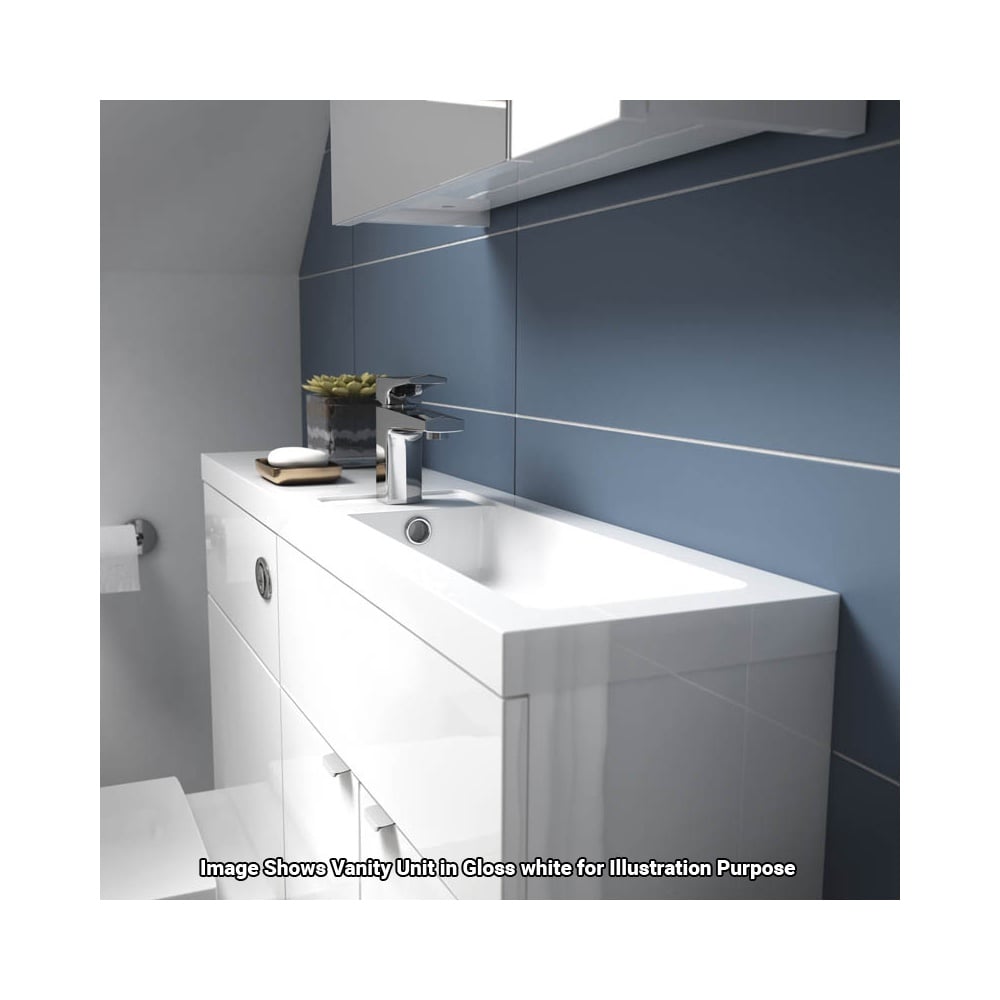 Hudson Reed Fusion Gloss White 500mm Vanity Unit