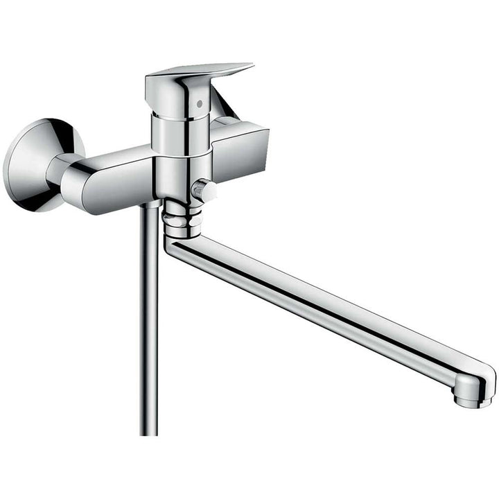 hansgrohe-logis-chrome-single-lever-manual-bath-mixer-tap-with-long-spout-