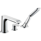 hansgrohe-metris-chrome-3-hole-rim-mounted-single-lever-chrome-bath-mixer-tap-