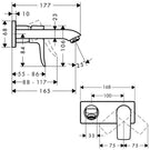 hansgrohe-metris-chrome-concealed-single-lever-basin-mixer-tap-lowflow-35-lm-