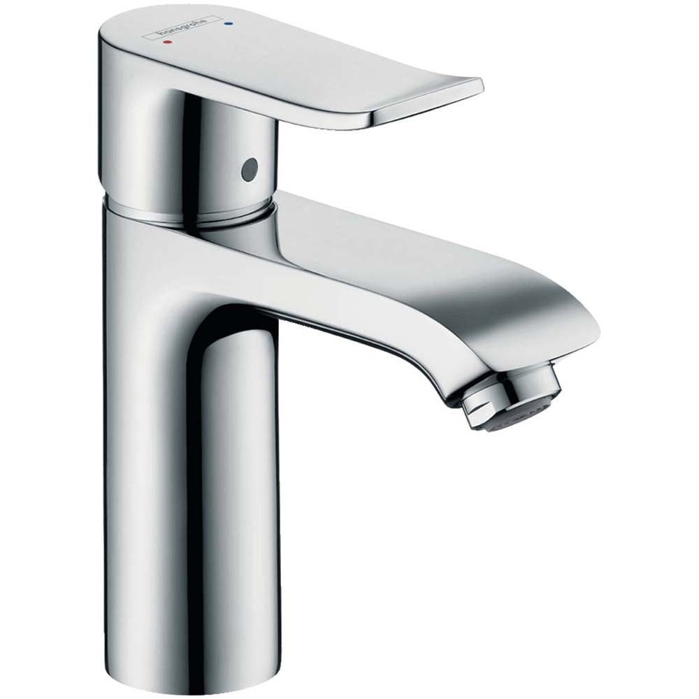 Hansgrohe Metris Lowflow Chrome Single Lever Basin Mixer Tap 110 LowFlow 3.5 l/m Without Waste