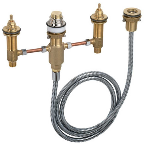 Hansgrohe Basic set For 4-Hole Rim-Mounted Bath Mixer
