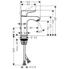 hansgrohe-metris-chrome-single-lever-basin-mixer-tap-100-with-pop-up-waste-
