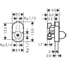 hansgrohe-basic-set-for-concealed-single-lever-manual-bath-mixer-