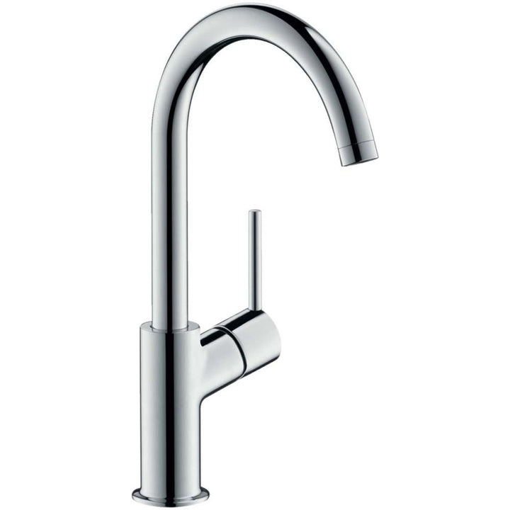 hansgrohe-talis-chrome-basin-mixer-tap-210-with-fixed-spout--push-open-waste-