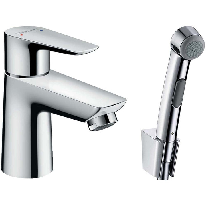 hansgrohe-talis-e-chrome-single-lever-basin-mixer-with-bidet-spray--shower-hose-