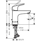 hansgrohe-focus-chrome-basin-mixer-tap-100-lowflow-35-lmin-with-pop-up-waste-
