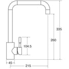 cda-stainless-steel-single-lever-kitchen-sink-tap-tc61ss-