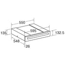 cda-black--stainless-steel-handle-less-push-warming-drawer-vw153bl-