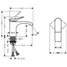 hansgrohe-vivenis-matt-black-single-lever-basin-mixer-tap-80-without-waste-