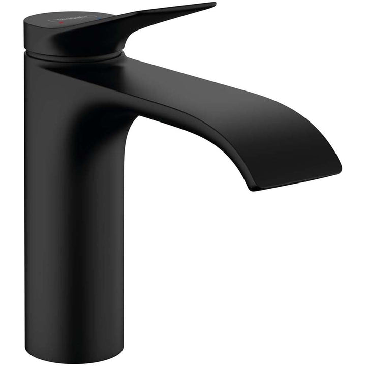 hansgrohe-vivenis-matt-black-single-lever-basin-mixer-tap-110-without-waste-