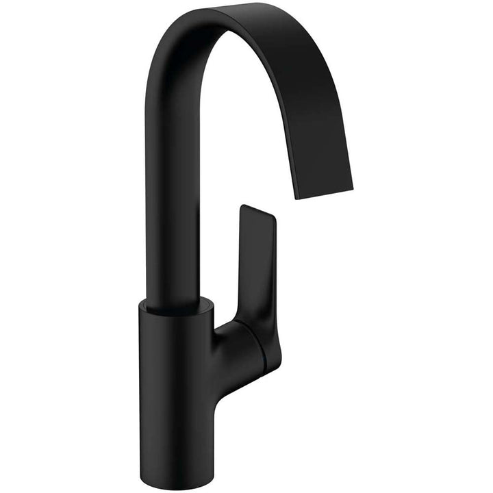 hansgrohe-vivenis-matt-black-single-lever-basin-mixer-tap-210-with-pop-up-waste-