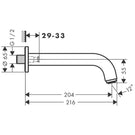 hansgrohe-vernis-blend-matt-black-wall-mounted-bath-spout-