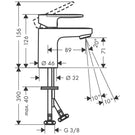 hansgrohe-vernis-blend-matt-black-single-lever-basin-mixer-tap-70-without-waste-