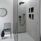 hansgrohe-brushed-black-chrome-porter-e-shower-holder-