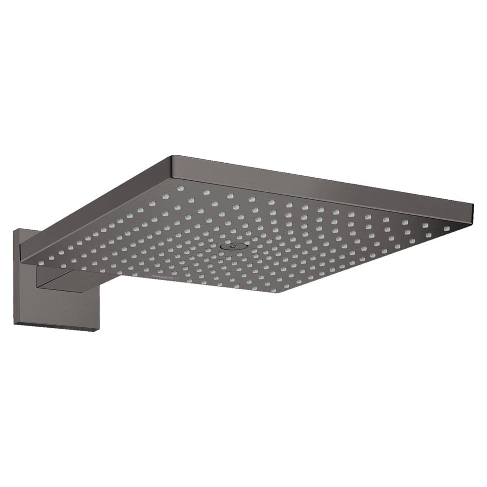 Hansgrohe Raindance E Brushed Black Chrome 300 1 Jet Overhead Shower& Shower Arm
