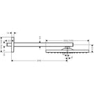 hansgrohe-raindance-e-brushed-black-chrome-300-1jet-overhead-shower-shower-arm-