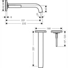 axor-citterio-e-polished-black-wall-mounted-basin-tap-with-escutcheons-