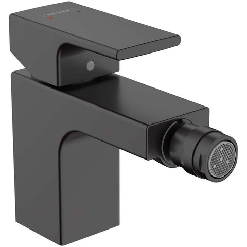 Hansgrohe Vernis Shape Single Lever Bidet Mixer Tap with Pop-Up Waste