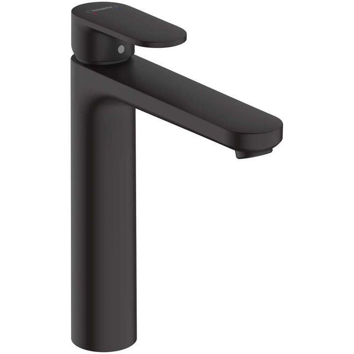 hansgrohe-vernis-blend-matt-black-single-lever-basin-mixer-tap-190-with-pop-up-waste-