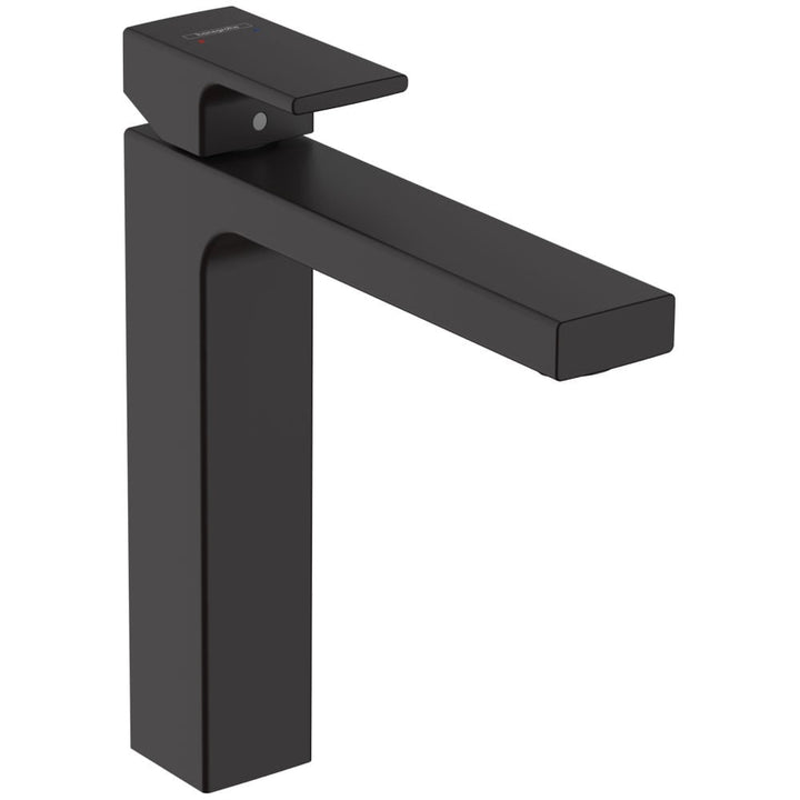 hansgrohe-vernis-shape-matt-black-single-lever-basin-mixer-tap-190-without-waste-
