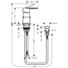 hansgrohe-vernis-blend-chrome-bidet-set-with-vertical-spray-