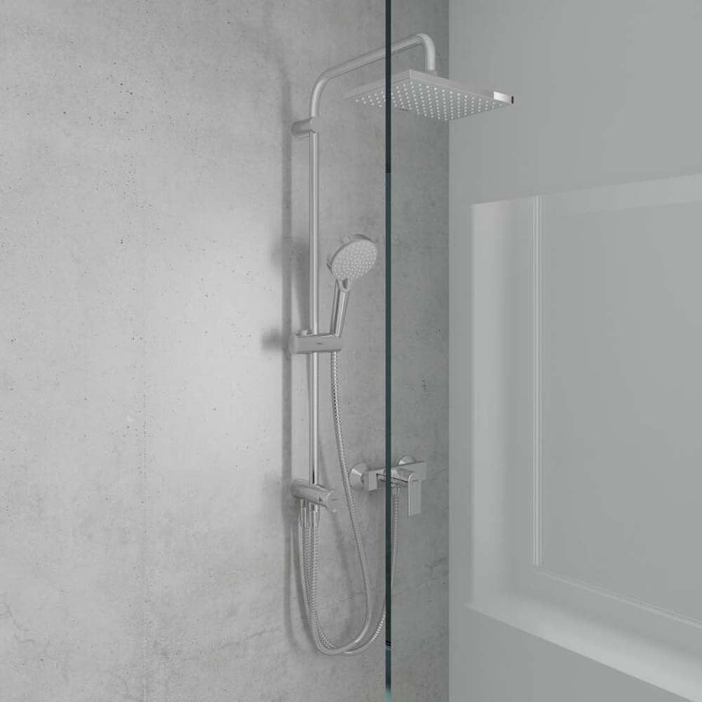 Hansgrohe Vernis Shape Exposed Single Lever Shower Mixer Bar Valve