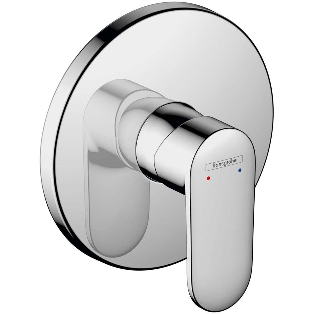 Hansgrohe Vernis Blend Chrome Concealed Single Lever Round Shower Mixer Valve