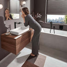 hansgrohe-vivenis-matt-black-single-lever-basin-mixer-tap-250-without-waste-