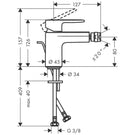 hansgrohe-vernis-blend-matt-black-single-lever-bidet-mixer-tap-with-pop-up-waste-