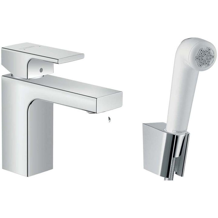hansgrohe-vernis-shape-chrome-basin-mixer-100-w-bidet-spray--shower-hose-160mm-