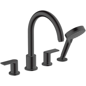 Hansgrohe Vernis Shape 4-Hole Rim Mounted Bath Mixer Tap