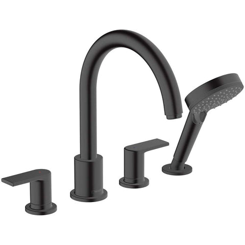 Hansgrohe Vernis Shape 4-Hole Rim Mounted Bath Mixer Tap