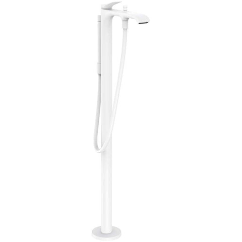 Hansgrohe Vivenis Matt White Single Lever Floor-Standing Bath Mixer Tap