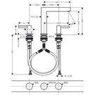 hansgrohe-finoris-matt-black-3-hole-basin-mixer-tap-160-with-push-open-waste-