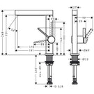 hansgrohe-finoris-matt-black-single-lever-basin-mixer-tap-230-w-push-open-waste-