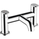 hansgrohe-vernis-blend-chrome-twin-lever-2-hole-rim-mounted-bath-mixer-tap-