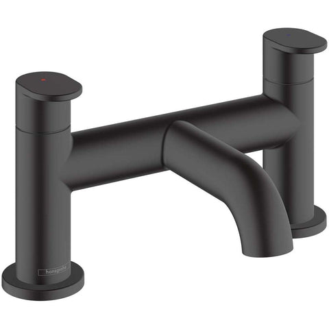 Hansgrohe Vernis Blend Twin Lever 2-Hole Rim Mounted Bath Mixer Tap
